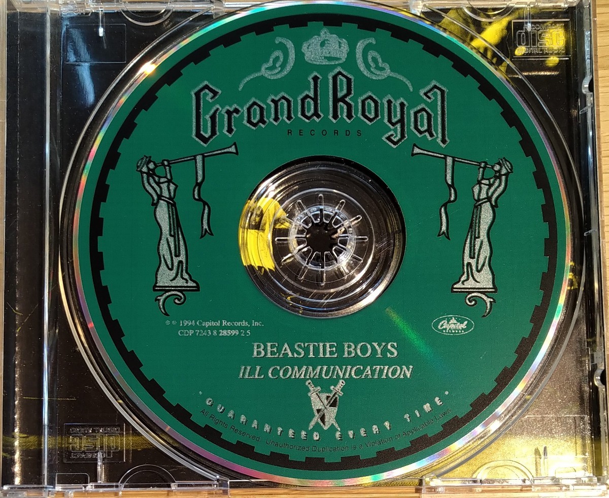 Beastie Boys Ill Communication旧規格輸入盤中古CD ビースティ・ボーイズ イル・コミュニケーション C2 7243 8 28599 2 5_画像3