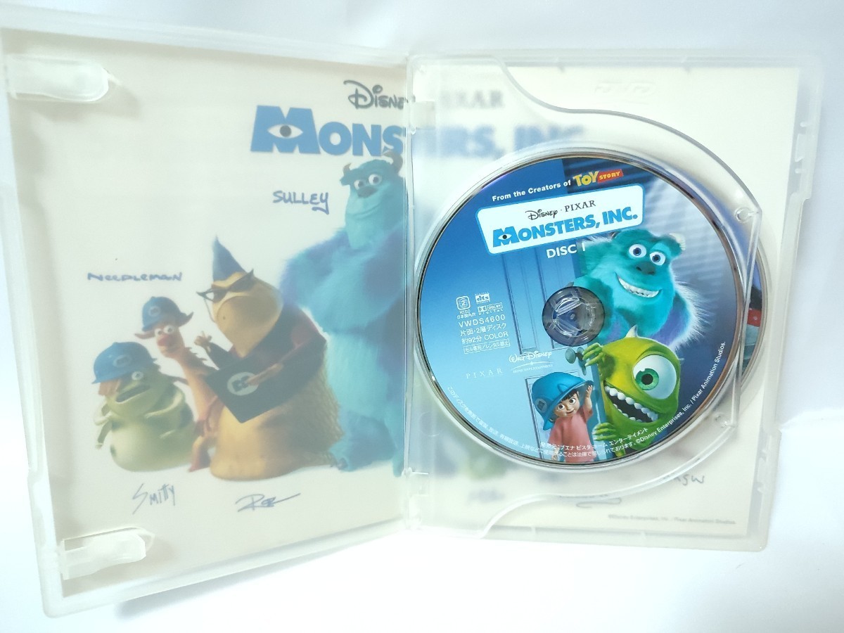 DVD 2枚組 disney pixar monsters,inc. special edition ディズニー　ピクサー　モンスターズインク セル版_画像3