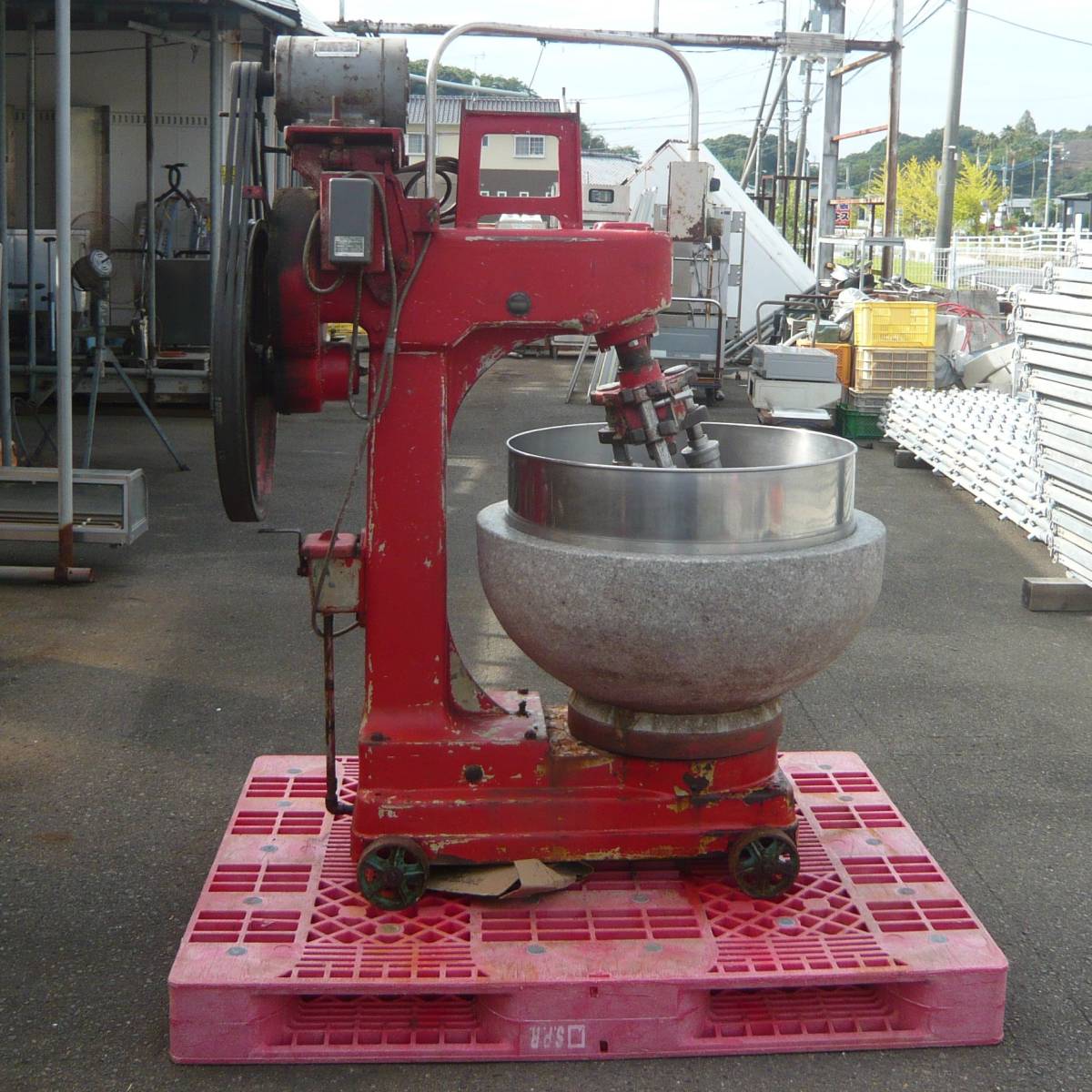 新版 ヤナギヤ 擂潰機 蒲鉾・竹輪・はんぺん・揚げ蒲鉾 R11E ミキサー