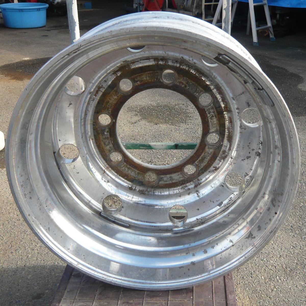  truck aluminium wheel 22.5×8.25 8 hole JWL-T standard 