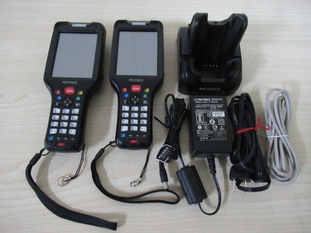 2台セット キーエンス BT-W300 ハンディターミナル 充電器 USB 2台セット キーエンス BT-W300 ハンディターミナル 充電器 USB