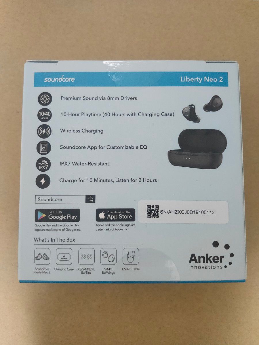 Anker Soundcore Liberty Neo 2　ブラック　 ワイヤレス　Bluetooth　イヤホン　新品未開封