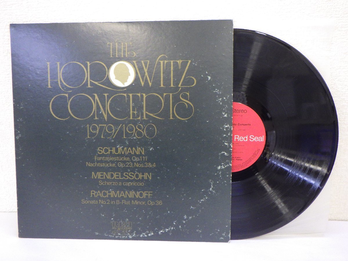 LP レコード Vladimir Horowitz ウラディミール ホロヴィッツ コンサート 1979 1980 シューマン 幻想小曲集 作品111 他 【E+】 D16374T_画像1