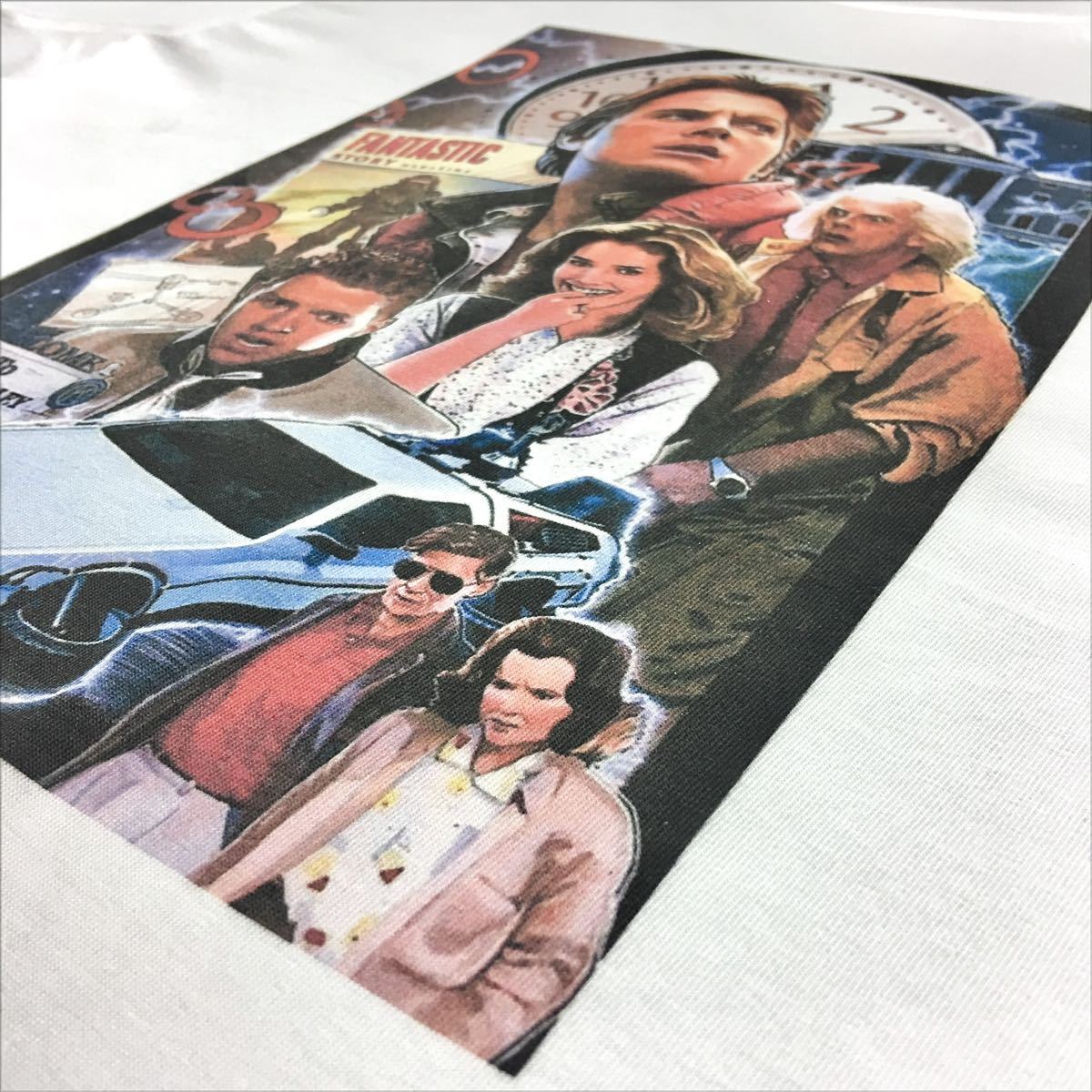 新品 バックトゥザフューチャー マーティ ドク デロリアン 映画ポスター Tシャツ S M L XL ビッグ オーバー サイズ XXL~5XL ロンT パーカー_画像8