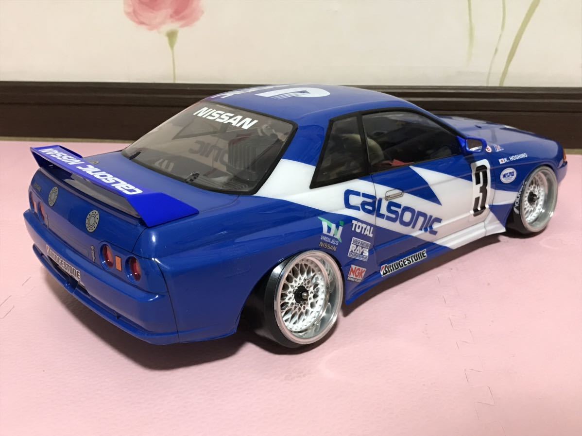 送料無料　未走行　1/10 日産 スカイライン GT-R R32 カルソニック レーシングカー タミヤ TAMIYA NISSAN SKYLINE CALSONIC RACING CAR