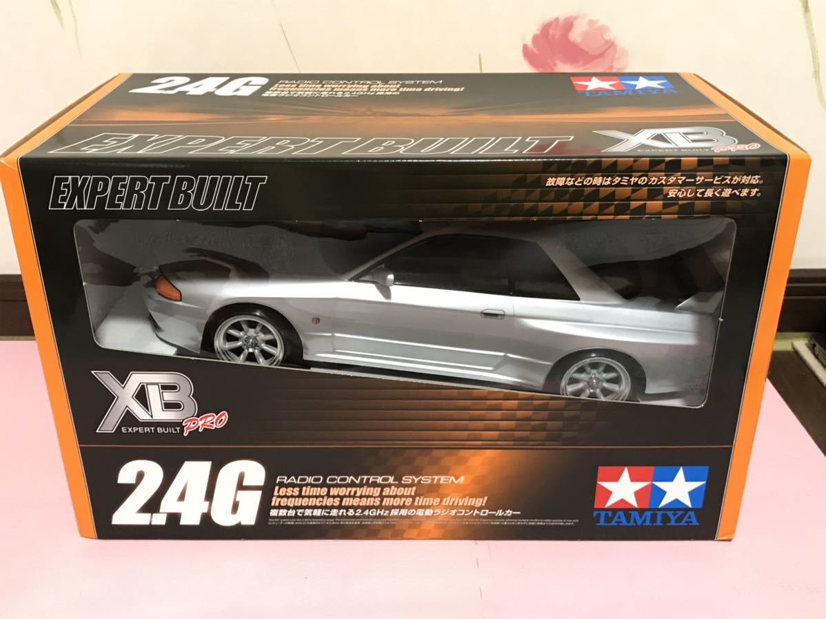 送料無料　1/10 タミヤ エキスパートビルト ドリフトスペック 日産 スカイライン GT-R R32 LED付き ラジコンセット TAMIYA XB SKYLINE 2.4G_画像1