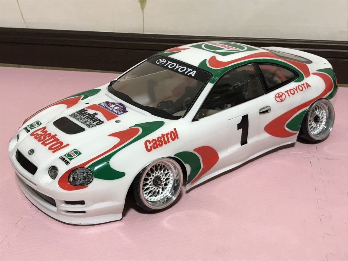 送料無料 1/10 トヨタ セリカ カストロール ラリーカー ラジコン 送料無料 1/10 トヨタ セリカ カストロール ラリーカー ラジコン