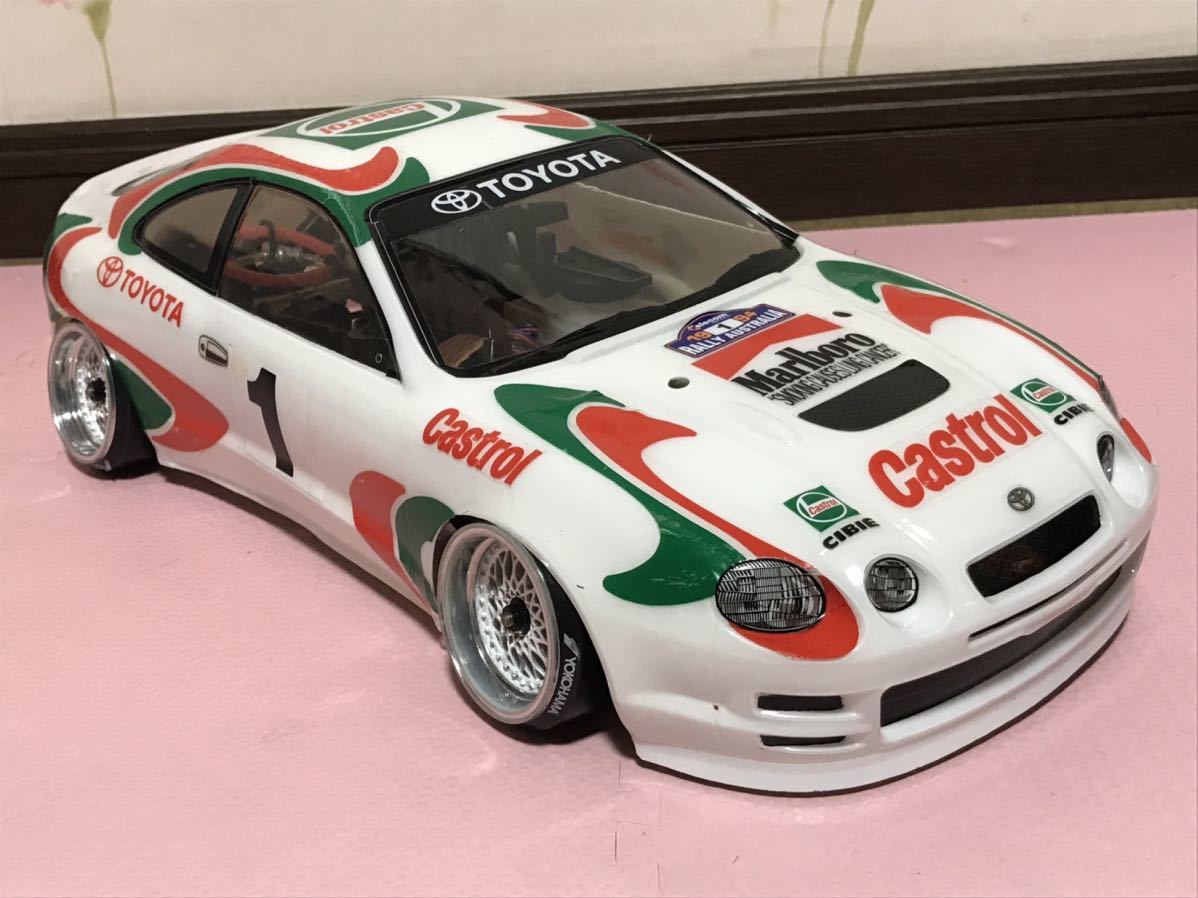 送料無料 1/10 トヨタ セリカ カストロール ラリーカー ラジコン 送料無料 1/10 トヨタ セリカ カストロール ラリーカー ラジコン