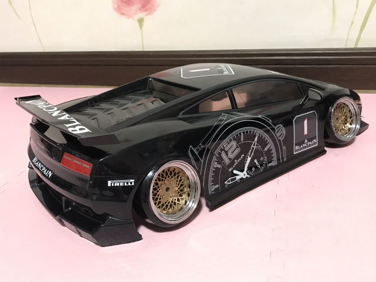 送料無料　1/10 フルLED仕様 ランボルギーニ ガヤルド LP560-4 スーパー トロフェオ ラジコンボディ タミヤ TAMIYA LAMBORGHINI GALLARDO_画像7