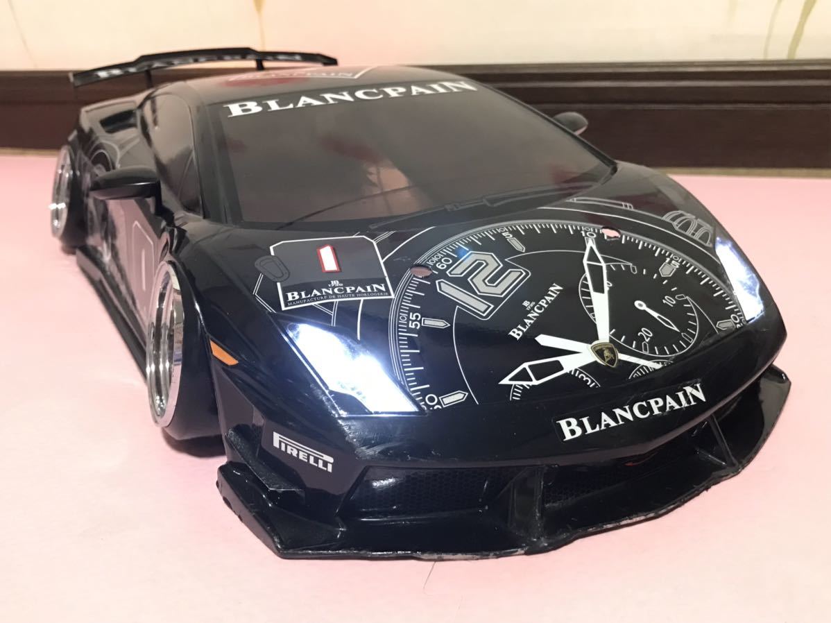 送料無料　1/10 フルLED仕様 ランボルギーニ ガヤルド LP560-4 スーパー トロフェオ ラジコンボディ タミヤ TAMIYA LAMBORGHINI GALLARDO_画像2