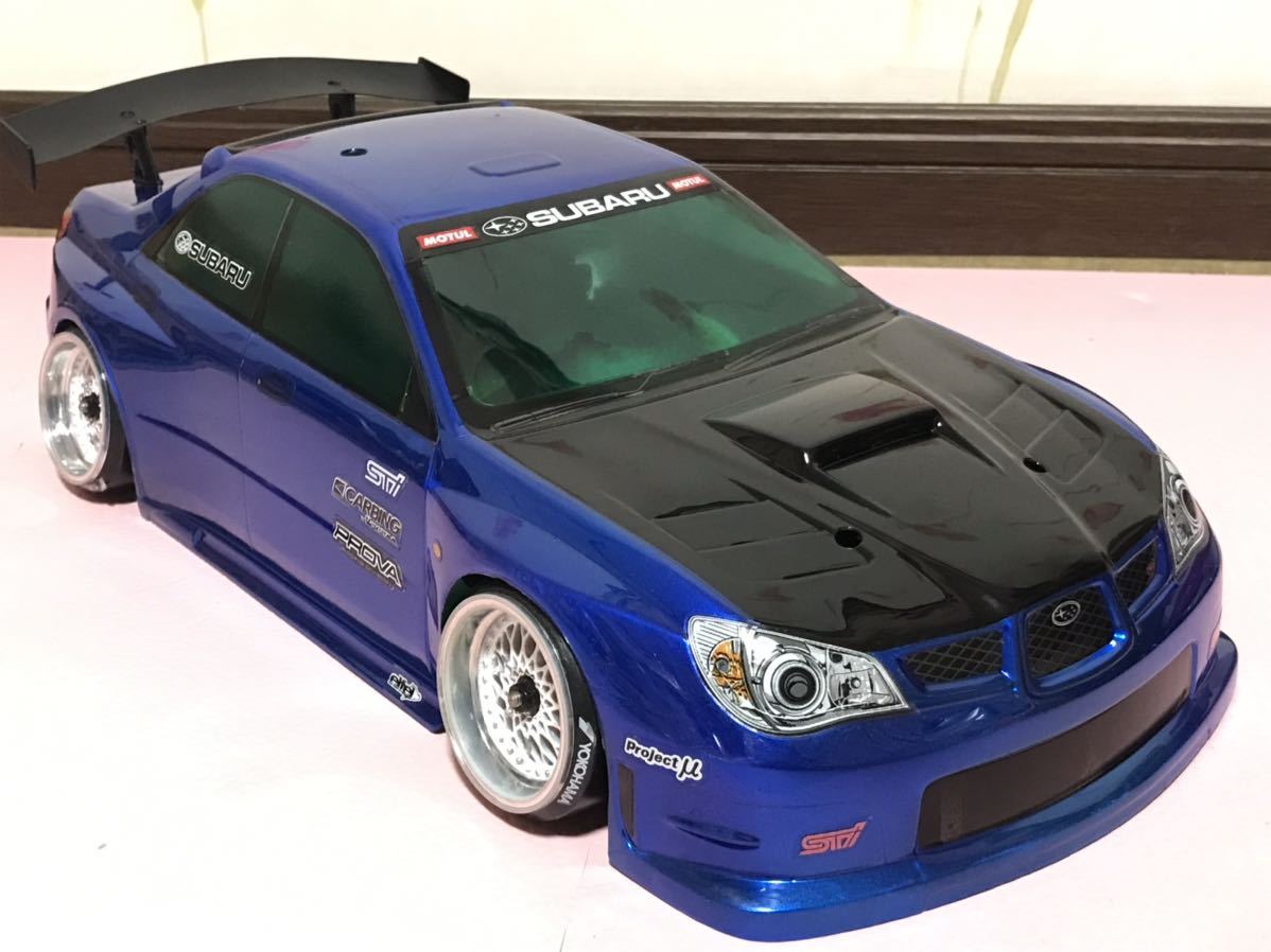 送料無料　1/10 スバル　インプレッサ STI ラジコンボディ　hpi racing SUBARU IMPREZA_画像1