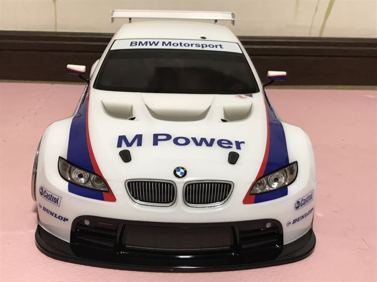 送料無料　1/10 未走行　BMW M3 GT2 2009 レーシングカー LED付き　ラジコンボディ　タミヤ TAMIYA RACING CAR_画像3