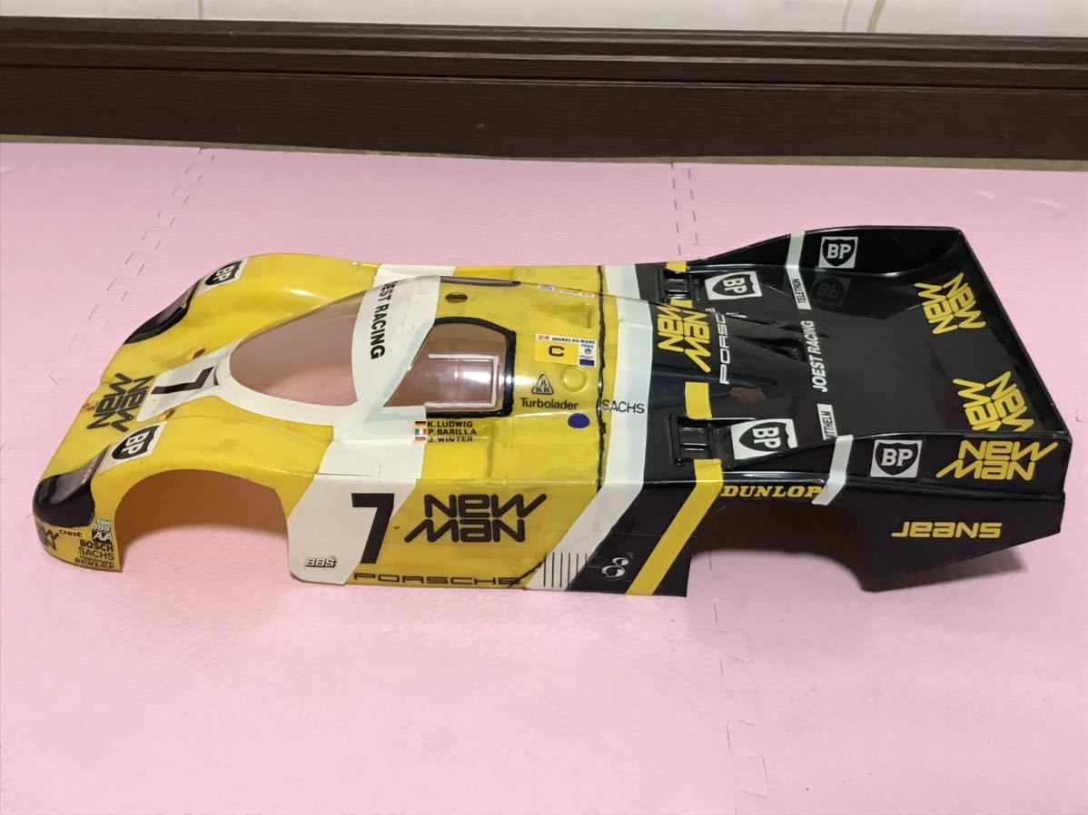 送料無料 当時物 1/12 ポルシェ 962C ニューマン レーシングカー