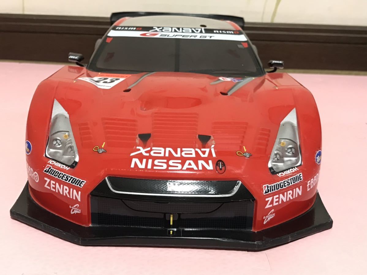 送料無料　1/10 日産　GT-R R35 ザナヴィ レーシングカー ラジコンボディ タミヤ TAMIYA NISSAN XANAVI RC BODY スーパーGT500