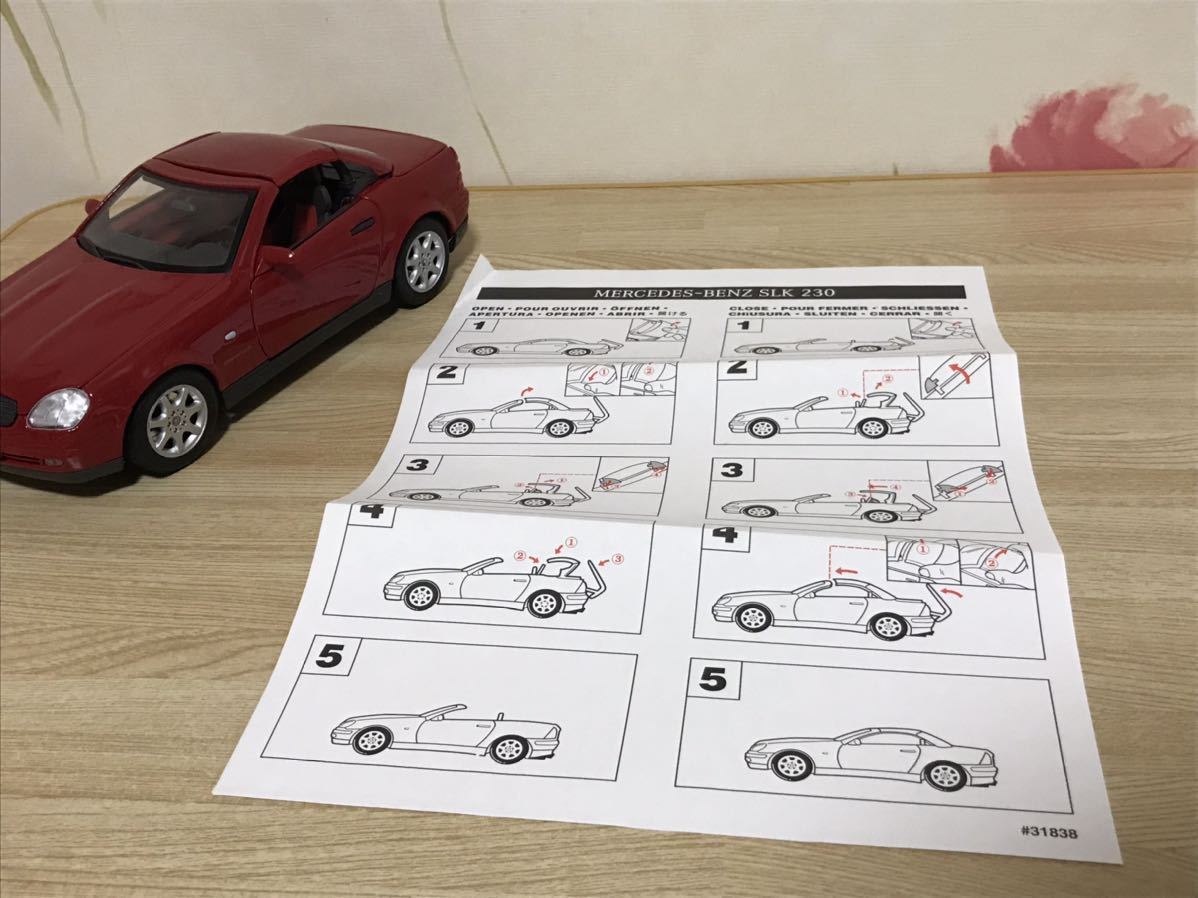 送料無料 1/18 メルセデスベンツ SLK 230 オープンカー ミニカー 送料無料 1/18 メルセデスベンツ SLK 230 オープンカー ミニカー