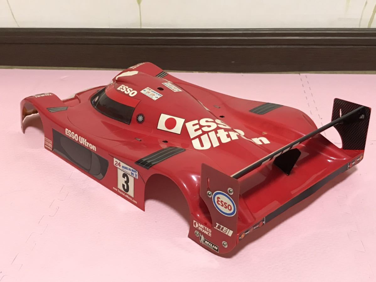 送料無料　1/10 トヨタ GT-ONE TS020 エッソ レースカー ラジコンボディ タミヤ TAMIYA TOYOTA ESSO Ultron RC BODY F103などに