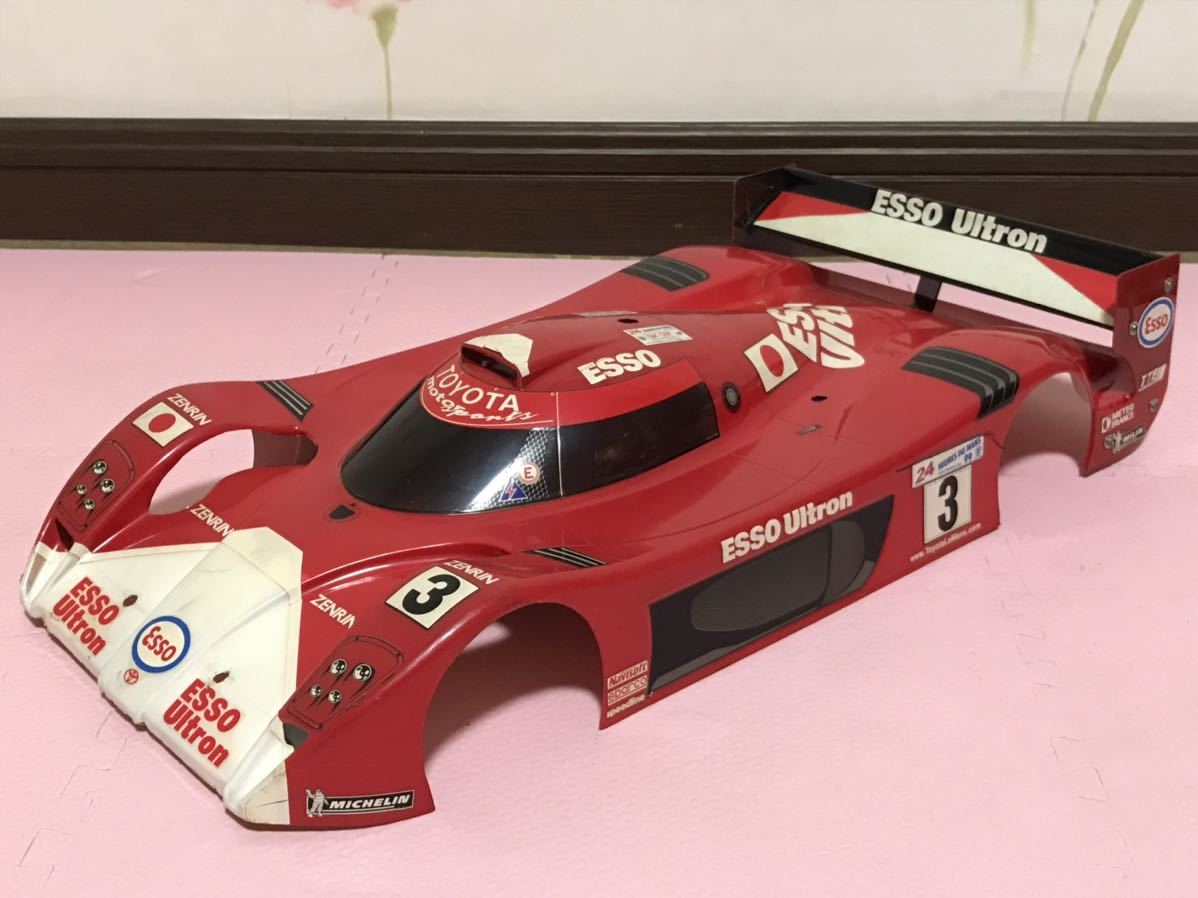 送料無料　1/10 トヨタ GT-ONE TS020 エッソ レースカー ラジコンボディ タミヤ TAMIYA TOYOTA ESSO Ultron RC BODY F103などに