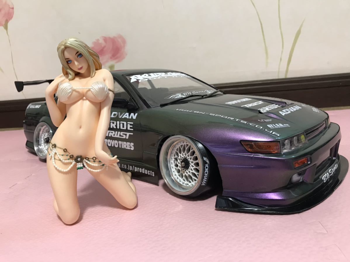 送料無料　1/10 日産　シルビア S13 マジョーラカラー　ラジコンボディ ヨコモ YOKOMO NISSAN SILVIA ドリフト DRIFT_画像1