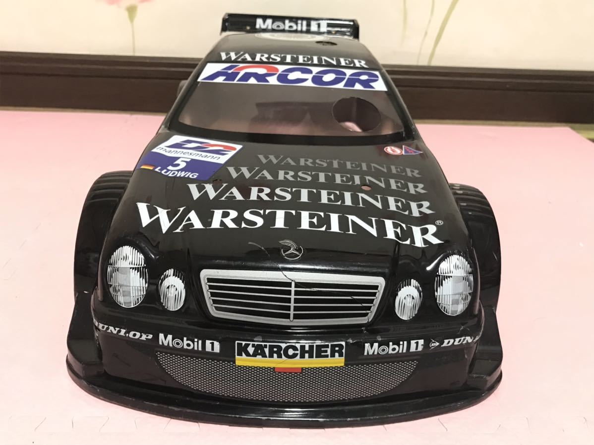 送料無料　1/8 タミヤ　メルセデスベンツ AMG DTM レーシングカー ラジコンボディ TAMIYA MERCEDES BENZ RACING CAR 当時物