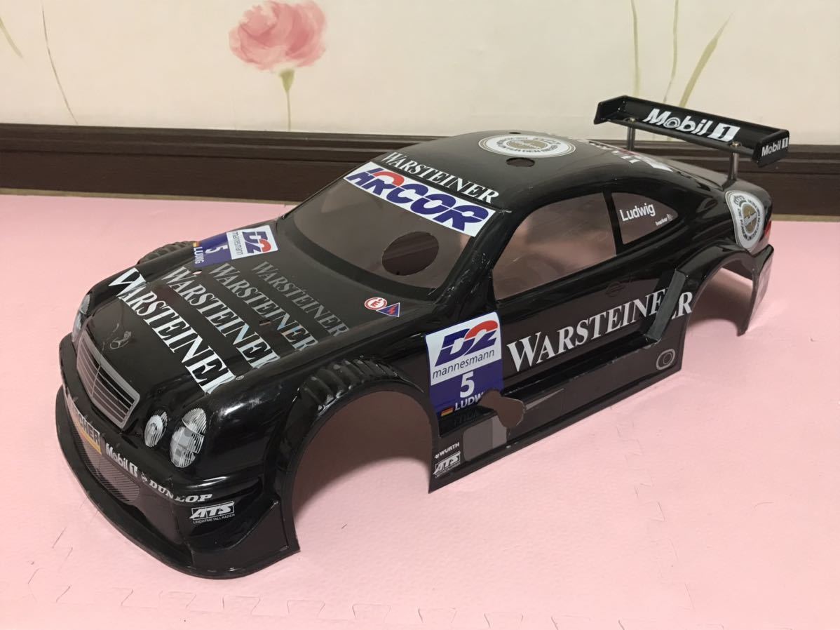 送料無料　1/8 タミヤ　メルセデスベンツ AMG DTM レーシングカー ラジコンボディ TAMIYA MERCEDES BENZ RACING CAR 当時物