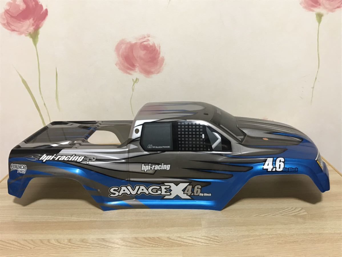 送料無料　hpi racing サベージ モンスタートラック ラジコンボディ SAVAGE X 4.6 Big Block MONSTER TRUCK