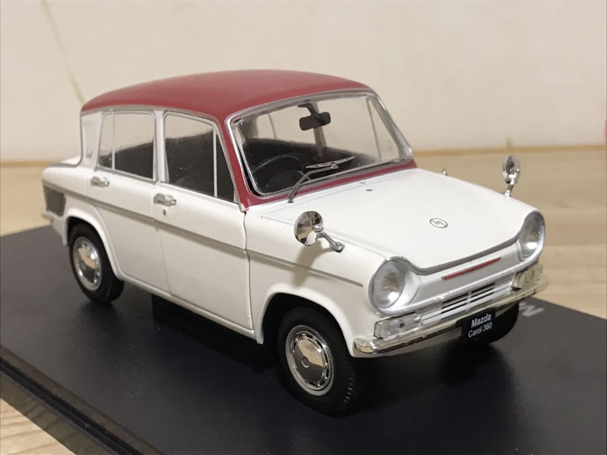 送料無料　1/24 国産名車コレクション マツダ キャロル 360 旧車 ミニカー MAZDA CAROL 1966_画像4