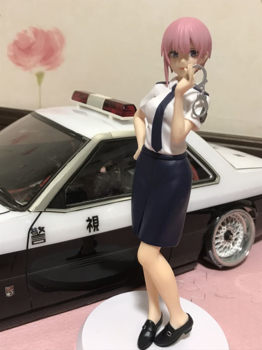 送料無料　1/10 日産 スカイライン DR30 パトカー 婦警フィギュア　パトライト付きラジコンボディ ABCHOBBY NISSAN SKYLINE 前期 旧車