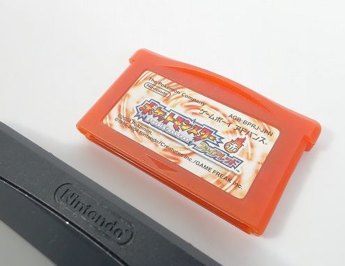 動作品 Nintendo ニンテンドー GAME BOY ADVANCE ゲームボーイアドバンス AGB-001 ゲームソフト ポケットモンスターファイアレッド付き_画像6