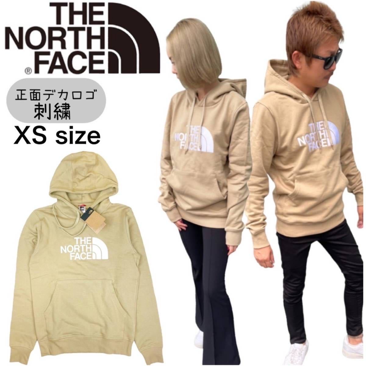 ノースフェイス パーカー NF00AHJY ドゥルーピーク フーディー ベージュ XSサイズ 裏起毛 THE NORTH FACE DREW PEAK PULLOVER HOODIE 新品