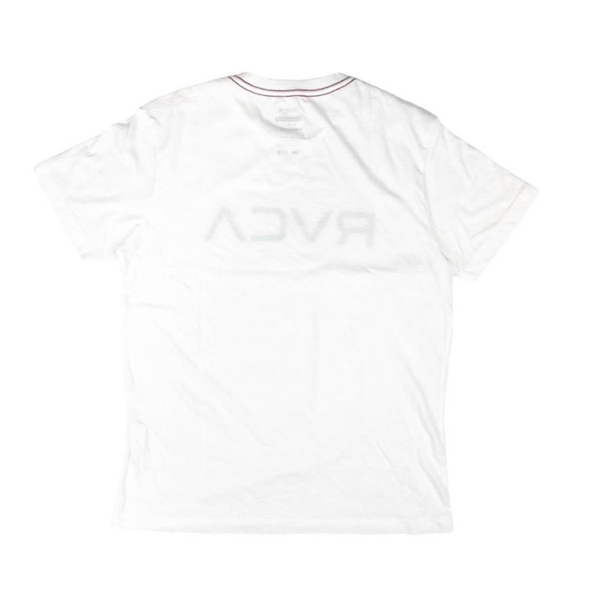 ルーカ RVCA 半袖Tシャツ M420VRBI メンズ レディース ロゴ トップス クルーネック 丸首 白 Mサイズ カジュアル BIG RVCA SS TEE 新品