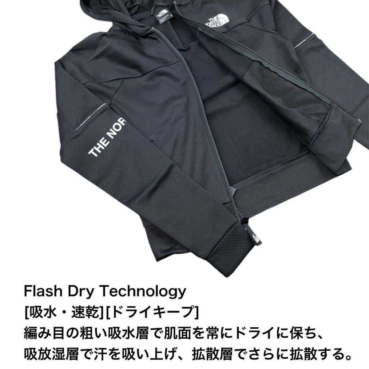 ノースフェイス パーカー NF0A55HE レディースサイズ ミディアム丈 裏起毛 ブラック XSサイズ プルオーバー THE NORTH FACE W FA FZ 新品の画像8