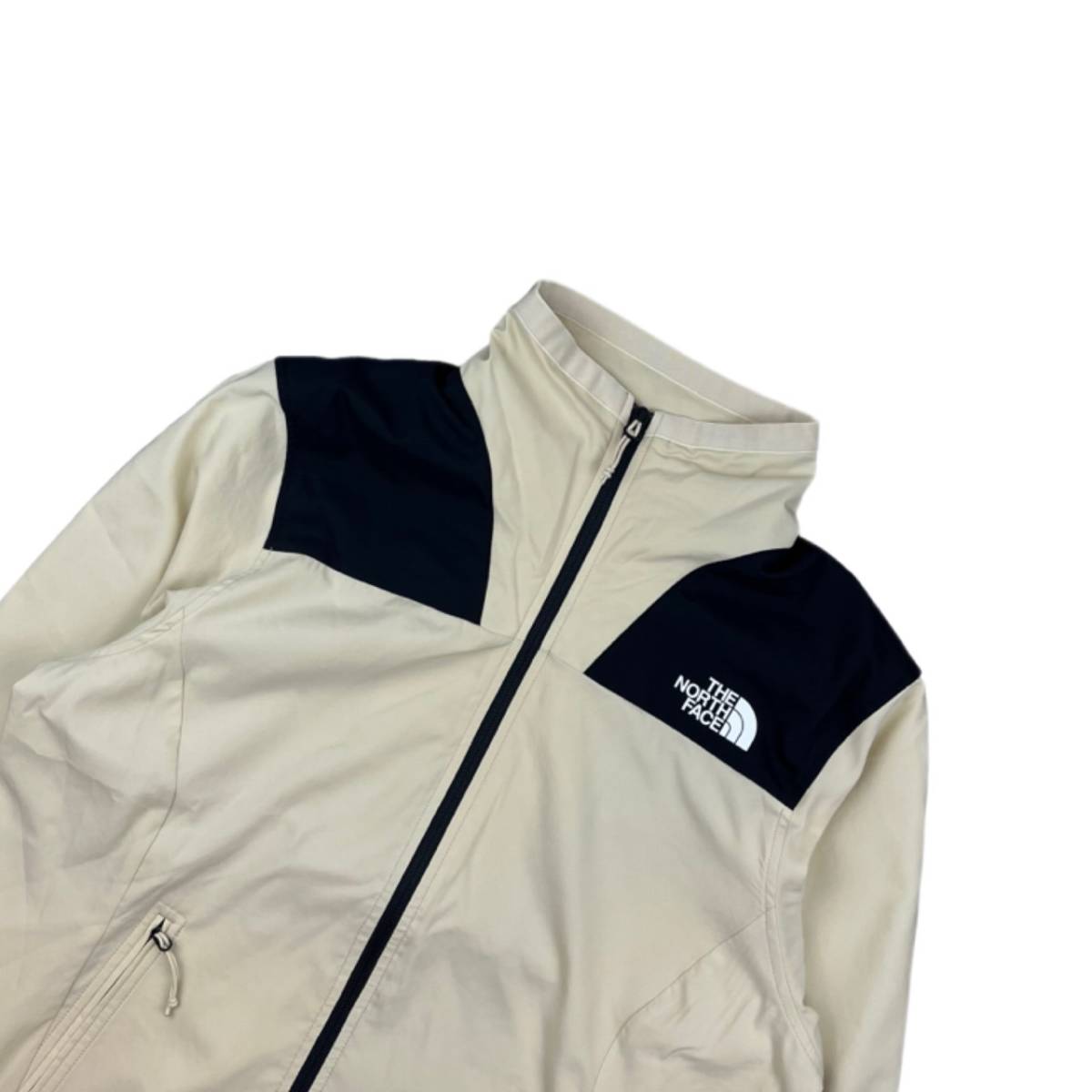 ノースフェイス ジャケット マウンテンパーカー NF0A7X3M ズーム 首元ロゴ ベージュ Lサイズ THE NORTH FACE M ZUMU JACKET 新品