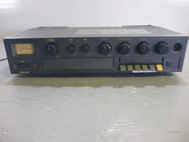 889452 National ナショナル 松下通信工業 WA-730 卓上型音響装置PAアンプ放送用_画像1