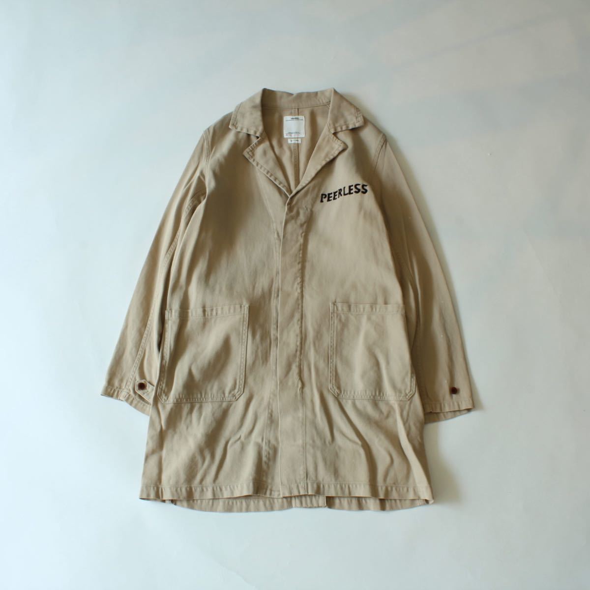 VISVIM new goods 18AW PEERLESS SHOP COAT BEIGE 1 Nakamura hiroki