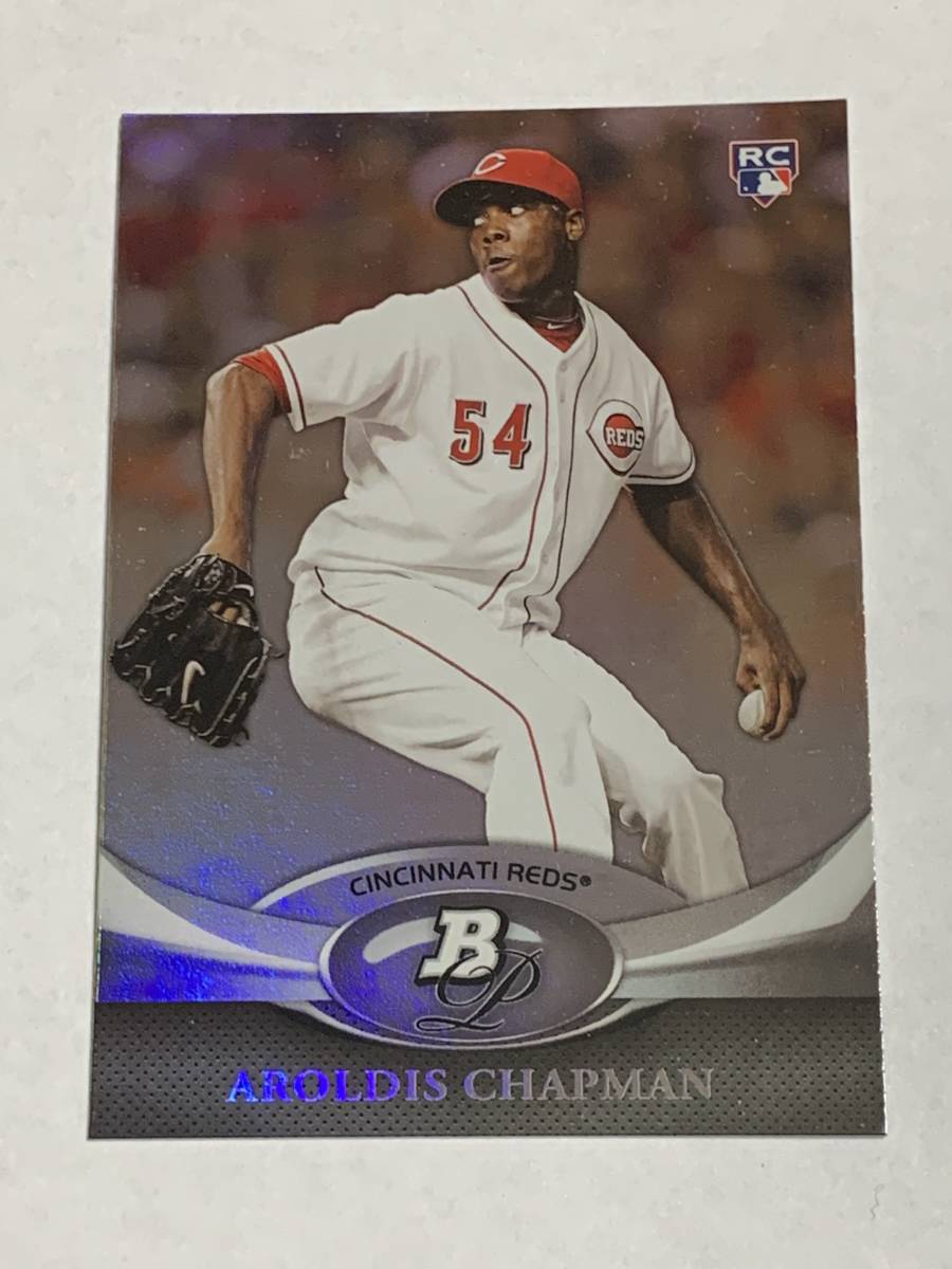 AROLDIS CHAPMAN 2011 BOWMAN PLATINUM RC RANGERS_画像1