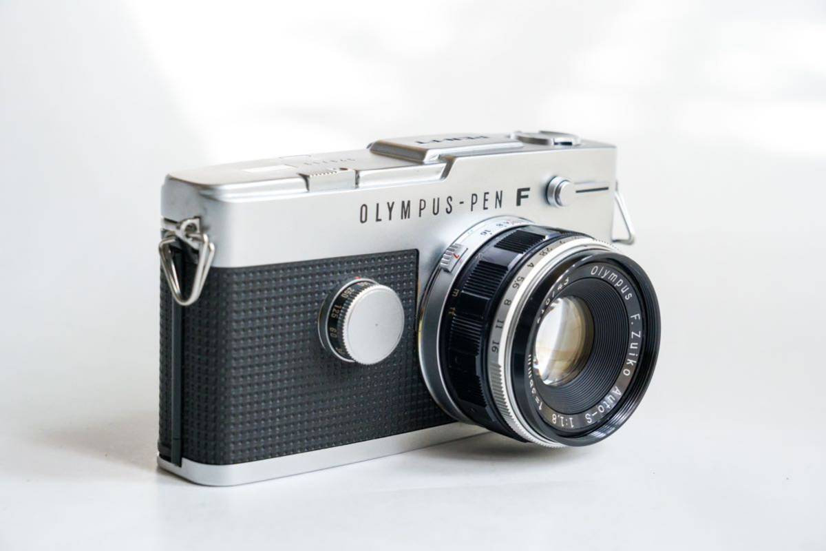【動作品】OLYMPUS PEN-FT ハーフカメラ F.ZUIKO 38mm F1.8 レンズ付き フィルムカメラのサムネイル