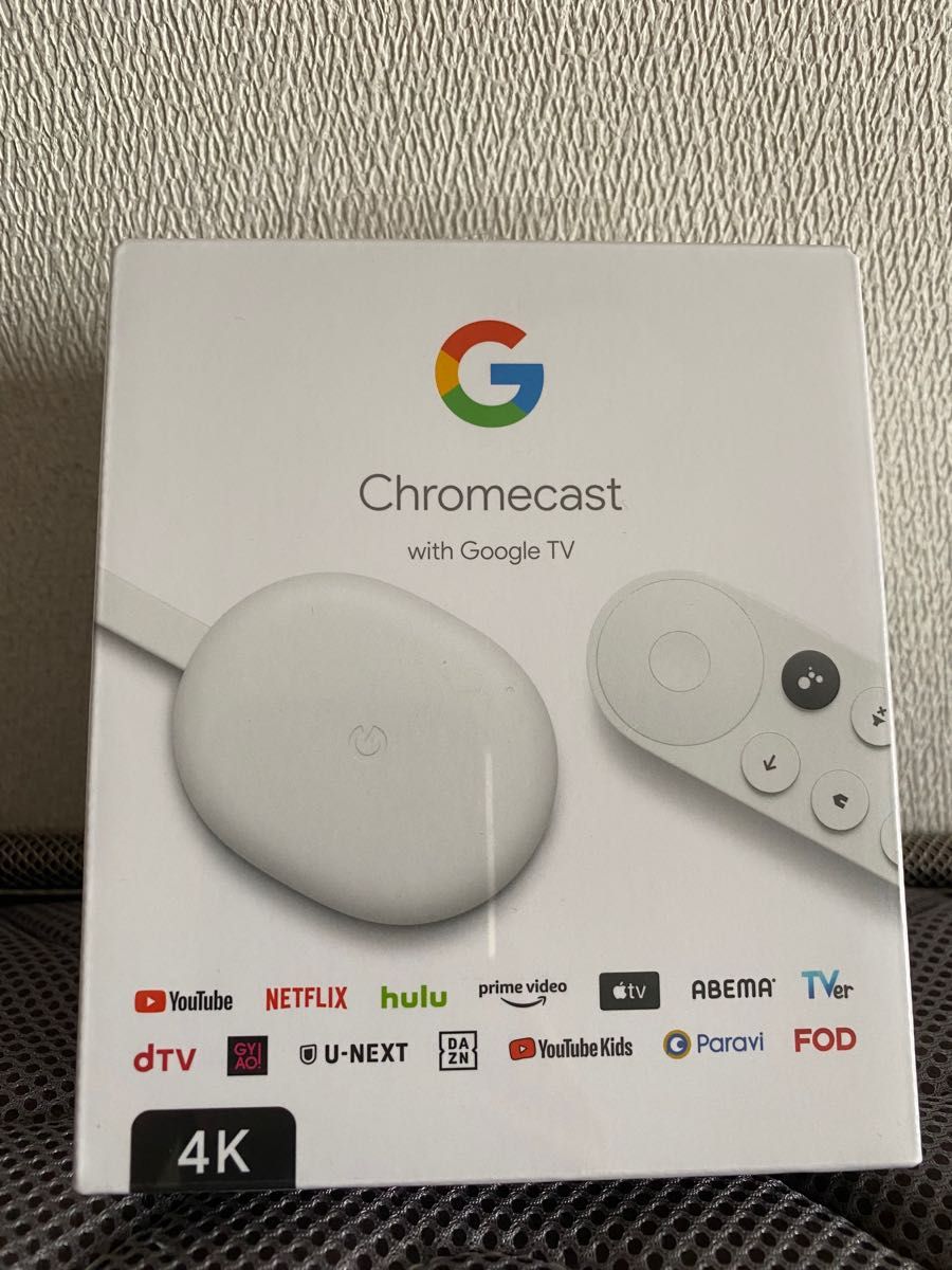 新品未開封】Google Chromecast with Google TV 4K GA01919-JP