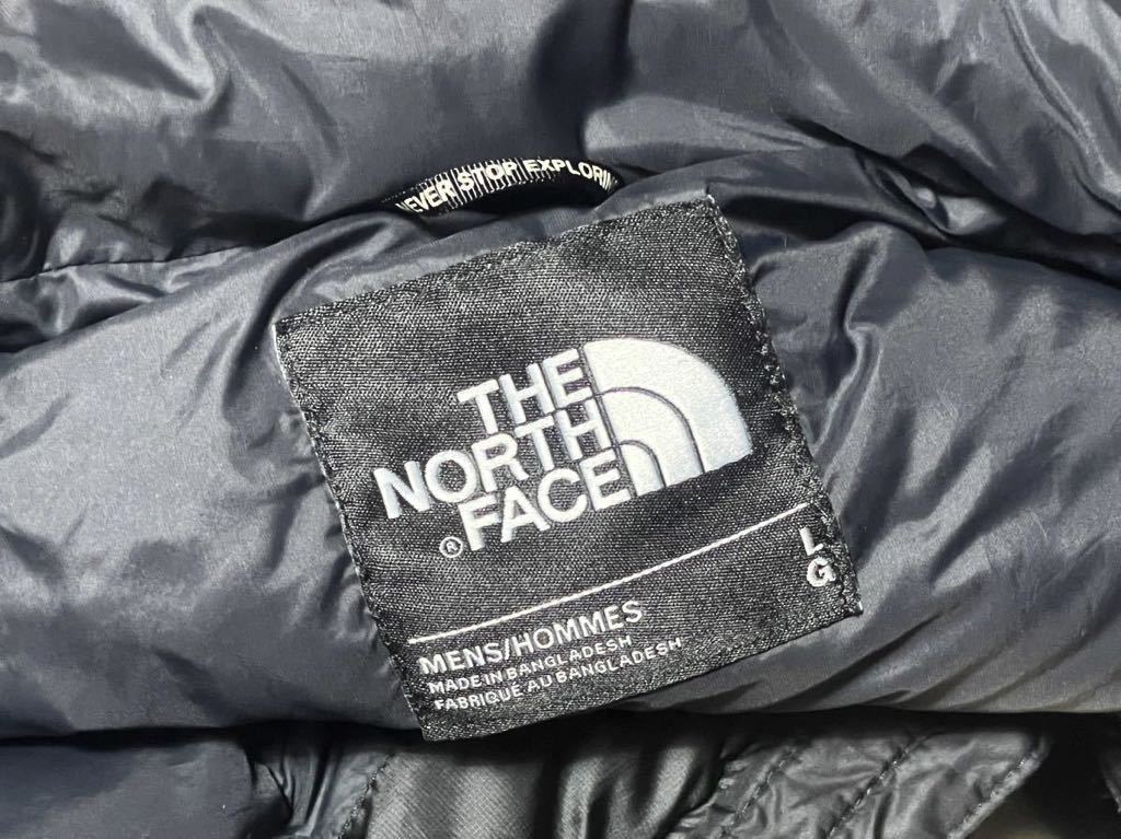 【THE NORTH FACE】ザ ノースフェイス ダウンジャケット 700FP ブラック クロ サイズL_画像5