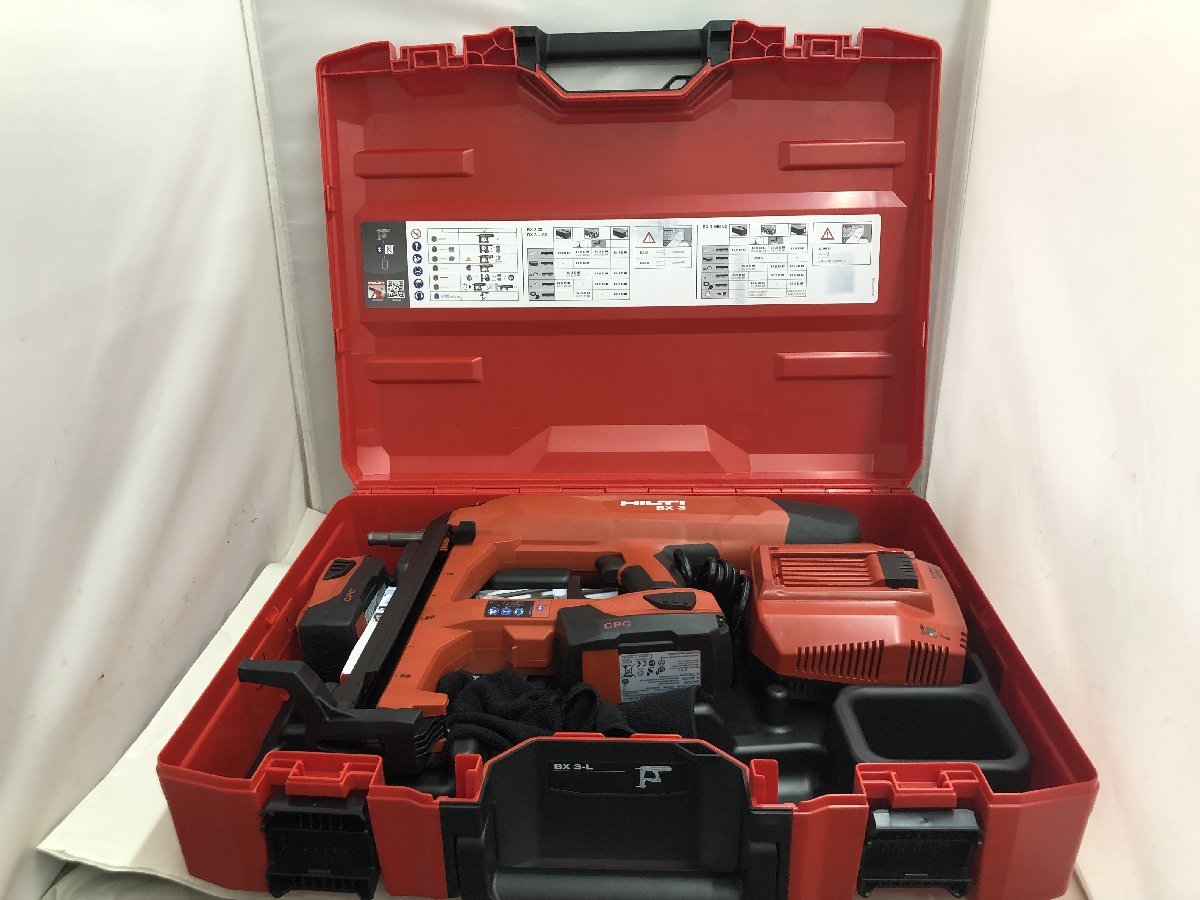 ⑦ 未使用品 電動工具 HILTI ヒルティ 充電式鋲打機 BX3-L バッテリー