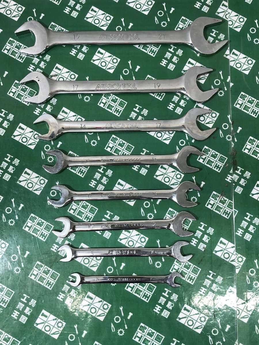 話題の行列 中古品 ハンドツール KTC ミラーツール スパナ 8本セット