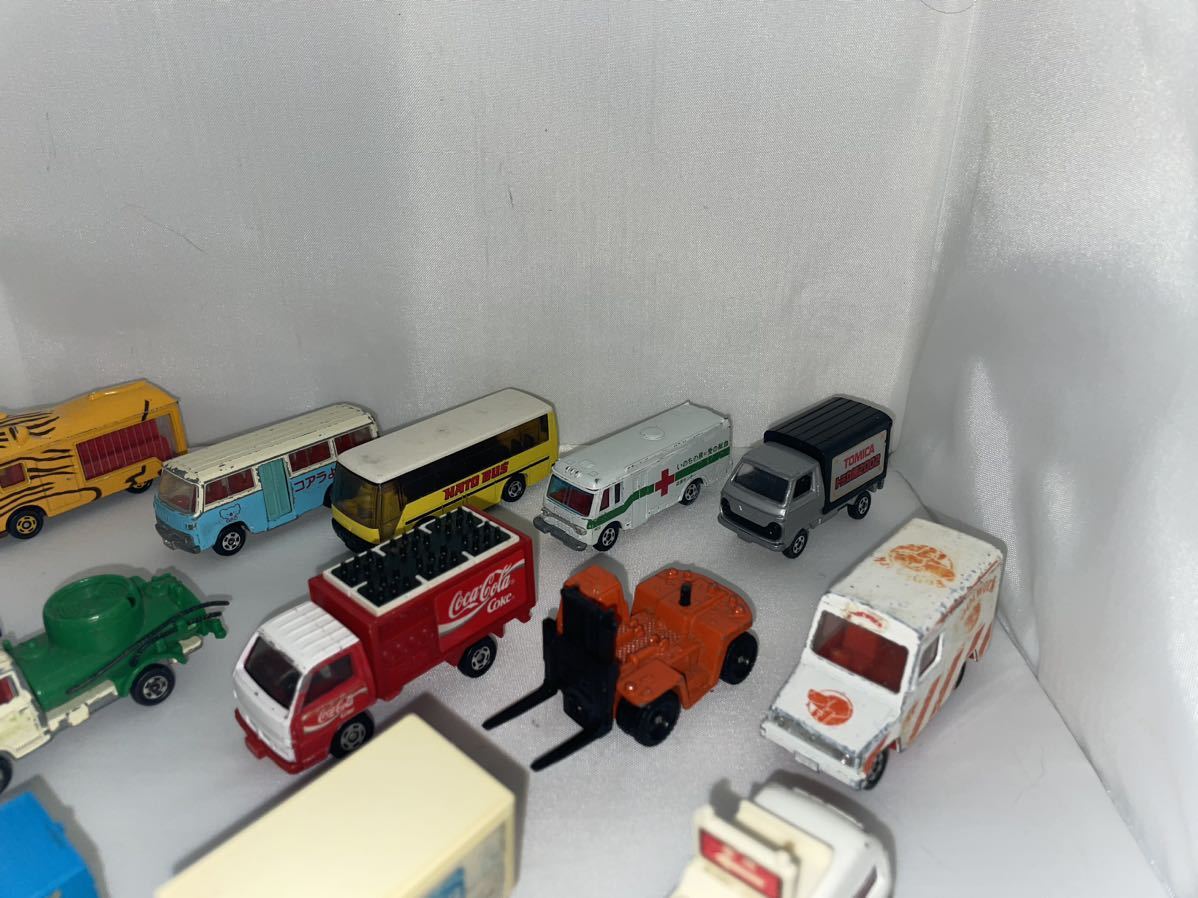トミカ バス　作業車　トラック　フォークリフト他　14種 日本製　現状品_画像4