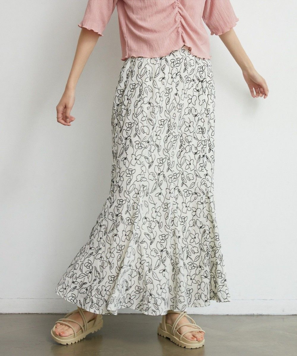 美品　レトロガール　RETRO GIRL　アソートマーメイドスカート ロングスカート スカート プリントスカート