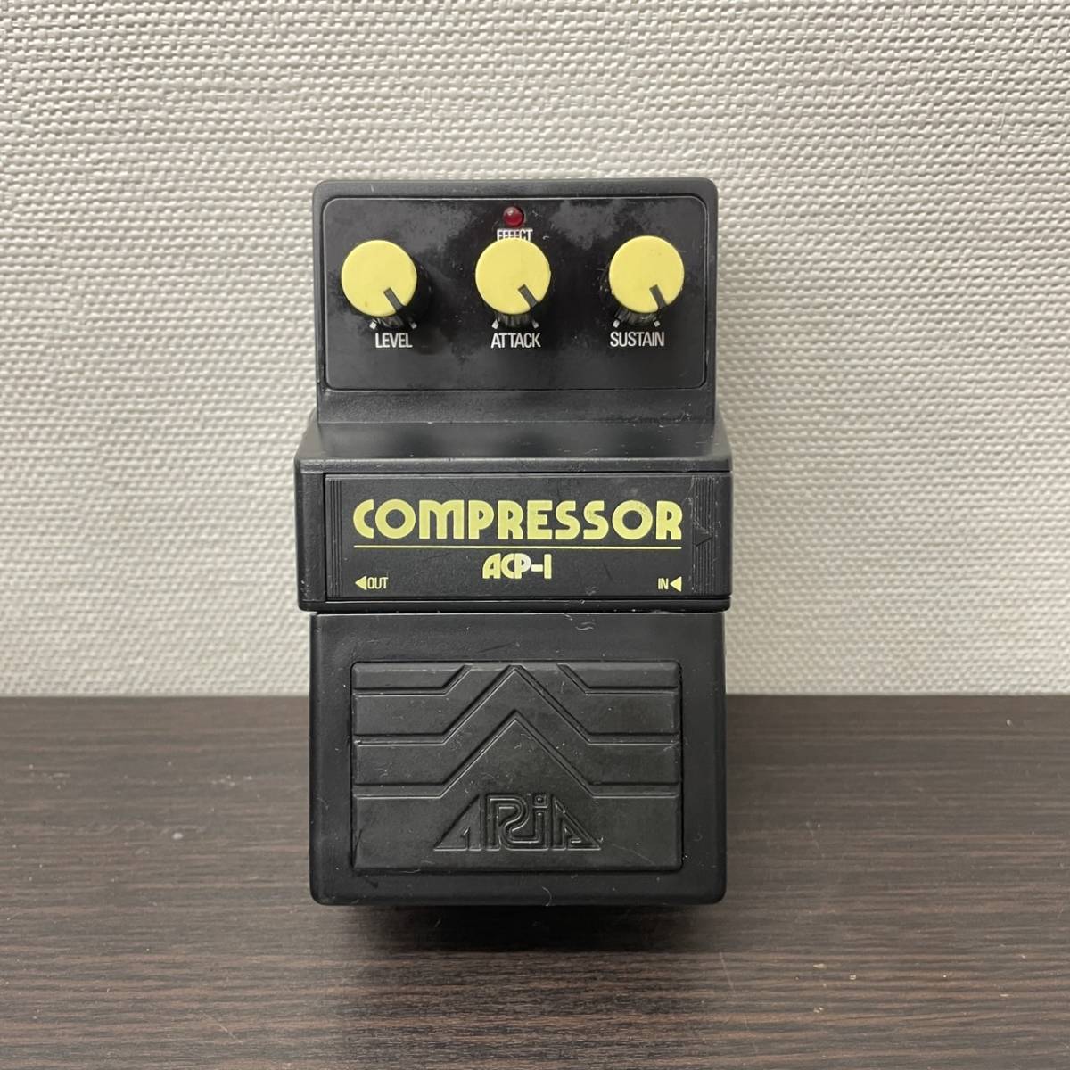 送料650円～ ジャンク ARIA アリア COMPRESSOR コンプレッサー ACP-1 エフェクター ギター エレキギター S/N:100190の画像1