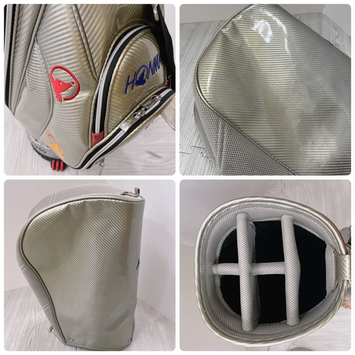 希少品 HONMA ホンマゴルフ キャディバッグ ゴルフバッグ モグラ 希少品 HONMA ホンマゴルフ キャディバッグ ゴルフバッグ モグラ