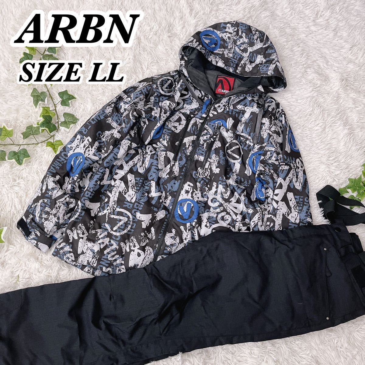送料無料 美品 エアボーン ARBN スノボーウェア スキーウェア メンズ