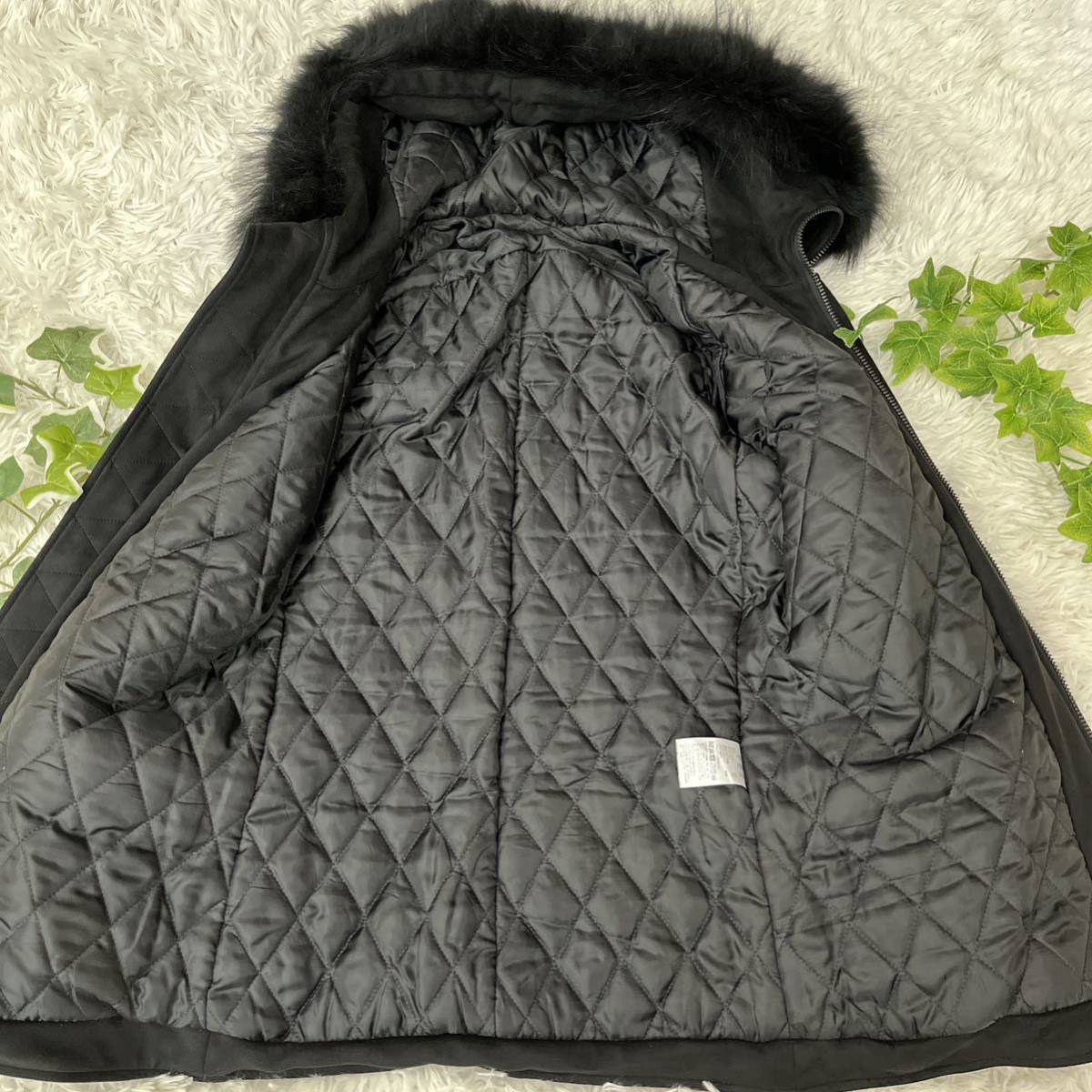 美品 1PIU1UGUALE 3 N-3B モッズコート ラクーンファー-