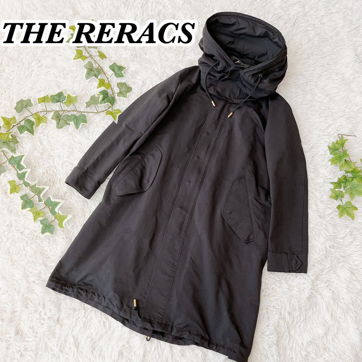 THE RERACS レディース キルティングコート ジャケット 黒-