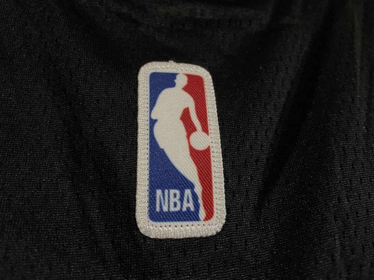 NBA LAKERS JAMES #23 レブロン・ジェームズ/ロサンゼルス・レイカーズ ユニフォーム ゲームシャツ ジャージ タンクトップ 黒青 M 刺繍_画像9