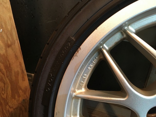 BBS　17インチホイール　4本セット　BMW純正？　8J×17H2　215-45R-17　PCD120_画像8