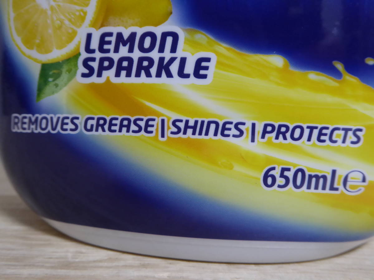[m12043y z] フィニッシュ すばやく溶けるジェル スパークリングレモン 食洗機用洗剤 650mLの画像3